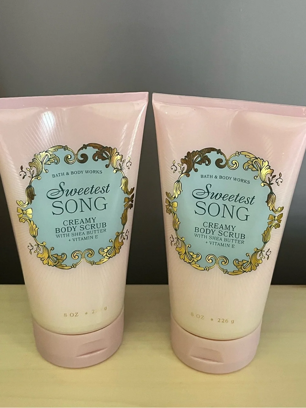 Two Bath & Body Works Sweetest Song Creamy Body Scrubs